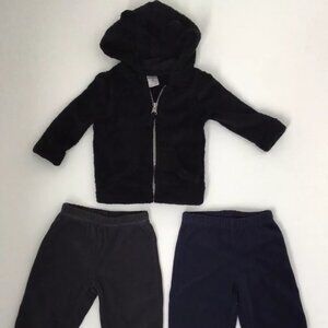 Baby 6 months Sweater + 2 pair of warm pants Carter's